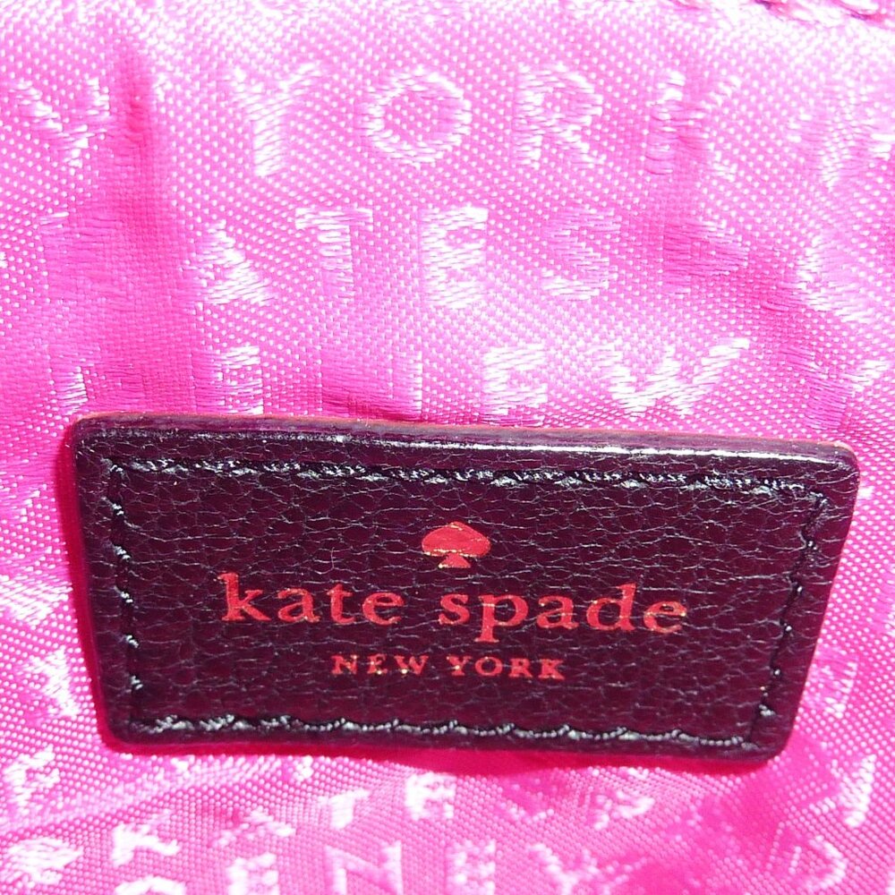 Excellent Kate Spade Black Leather Crossbody Purse - Picture 6 of 7